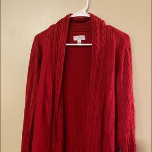 Plus size Kim Rogers 1x Cardigan sweater